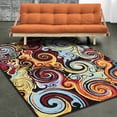 thumbnail image 2 of Allstar Rugs Blue Modern & Contemporary Rectangular Accent Rug, 2 of 12