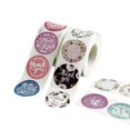 Efavormart 1.5" 1000 PCS Round Thank You Sticker Rolls With Assorted Style DIY Envelop Seal