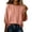 Pink——Fall Saving, variant on 3/4 Sleeve Shirts for Petite Women Cotton Linen Crew Neck Blouses Casual Loose Fit Plain Tops for Fall Holiday Gray M