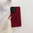 thumbnail image 3 of Luxury suede Travis scot leather Silicone Phone Case for iPhone 15 14 13 12 11 14 Pro Max 7 8 Plus SE XS XR Soft Cover, 3 of 5