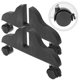 thumbnail image 5 of 2pcs Divisor de pantalla Base Divisor Divisor Base Base de la sala plegable Divisor de divisor, 5 of 5