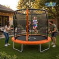 thumbnail image 2 of Trampolin Brincolin 08 Pies 2,44 m Con Red de Seguridad y Estructura de Acero, 2 of 12