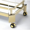 thumbnail image 4 of Butler Specialty Company Charlevoix Acrylic 2-Tier Bar Cart - Clear & Gold, 4 of 6