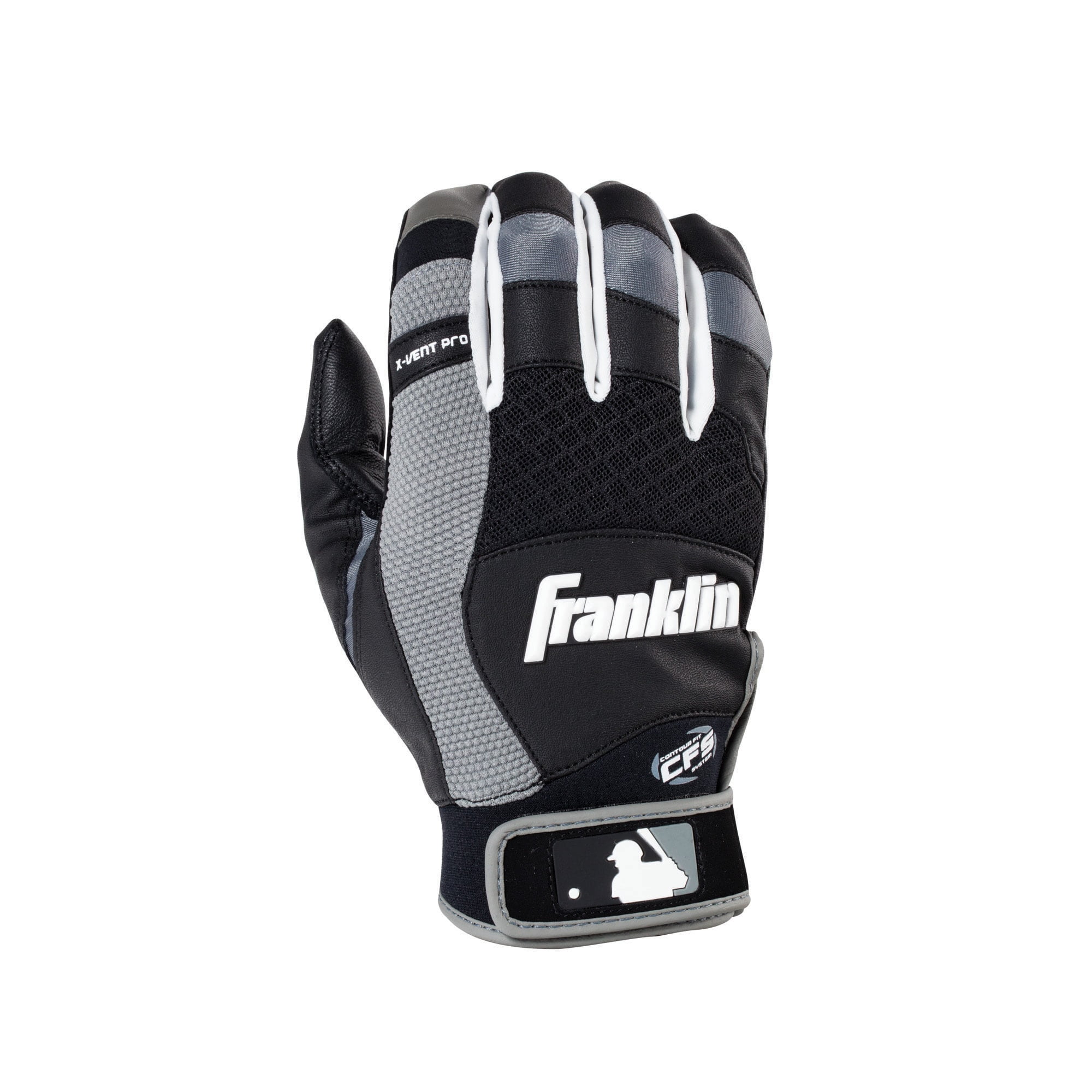 Franklin Sports MLB Compression Wristband - Xvent Technology - Black