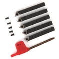 thumbnail image 1 of Juego De Herramientas De Torneado Intercambiables, Resistentes Al óxido O La Corrosión Herramienta De Torneado De 1/4 Pulg., Para Cortar Superficies Torneado Chaflanado Ccdes Ocean Broad Surfboard Fins, 1 of 8