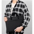 thumbnail image 4 of Bolso para portátil de 14 pulgadas para mujer, negro, bolso ultrafino para portátil, bolso para portátil, bolso de trabajo para viajes, bolso para portátil para mujer, funda para portátil, 4 of 5
