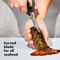 thumbnail image 3 of Tijeras para mariscos OXO Good Grips de acero inoxidable con galleta, 3 of 6