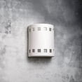 thumbnail image 3 of Luxury Lighting Jaken 10" High Ceramic Outdoor Wall Light, Paintable White Bisque, LED Bulb Included, 3 of 3