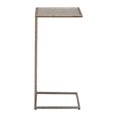 thumbnail image 4 of Ringen Side Table Bronze End Table, Modern Style, Mirror Glass square shape tabletop, Steel, Indoor Living, 4 of 9