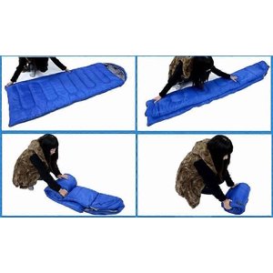 camping sleeping bag outdoor sleeping bag nap rest sleeping bag adult sleeping bag blue