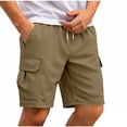 thumbnail image 6 of LWFFDAW Men's Swim Trunks with Liner Quick Dry Print Drawstring Elastic Waist Surfing Shorts Beach Lounge Swimsuit, 6 of 10