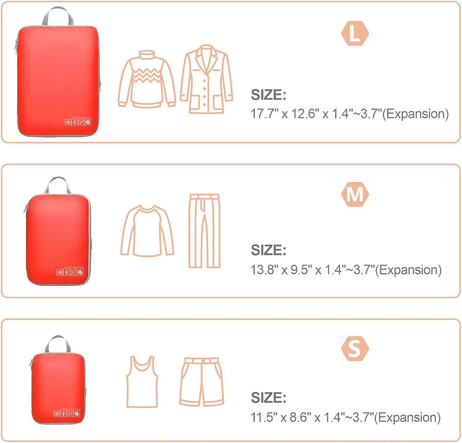 Mesh Compression Packing Cubes Travel - Space Saving Packing Cubes for Travel Women, Lightweight Compression Cubes for Travel Bags Luggage Packing Organizer for Suitcases