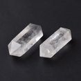 thumbnail image 4 of 5pc Natural Quartz Crystal Rock Crystal Healing Stones Reiki Energy Balancing Meditation Therapy Wand No Hole/Undrilled Double Terminated Points 51~57x16~21x16~21mm, 4 of 4