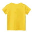 thumbnail image 6 of Spazoro Big Boys Girls Shirts Tee, Graphic T-Shirts Short Sleeve Shark Print Crew Neck Casual Summer Tops for Unisex Yellow Size 4 T, 6 of 6