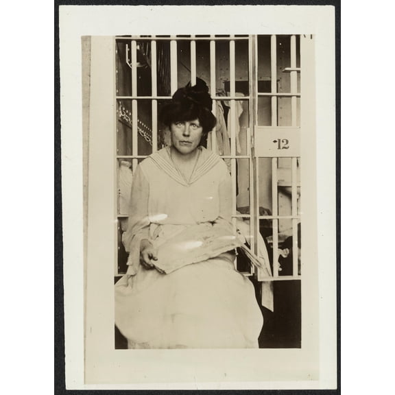 Miss [Lucy] Burns in Occoquan Workhouse Canvas Wall Art (20" x 30")