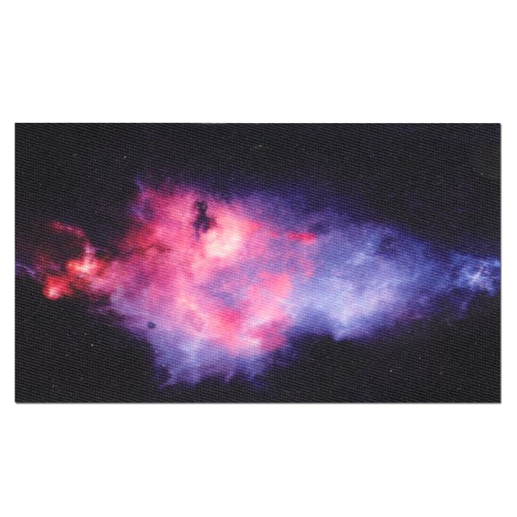 Purple Galaxy Cloud Motif Iron On Foto Patch