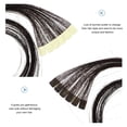 thumbnail image 4 of MasteelfCA Ruban de 80 cm pour Extensions de Cheveux Humains Vierges Cheveux Humains pour Femmes Beauté (Cheveux Noirs), 4 of 7