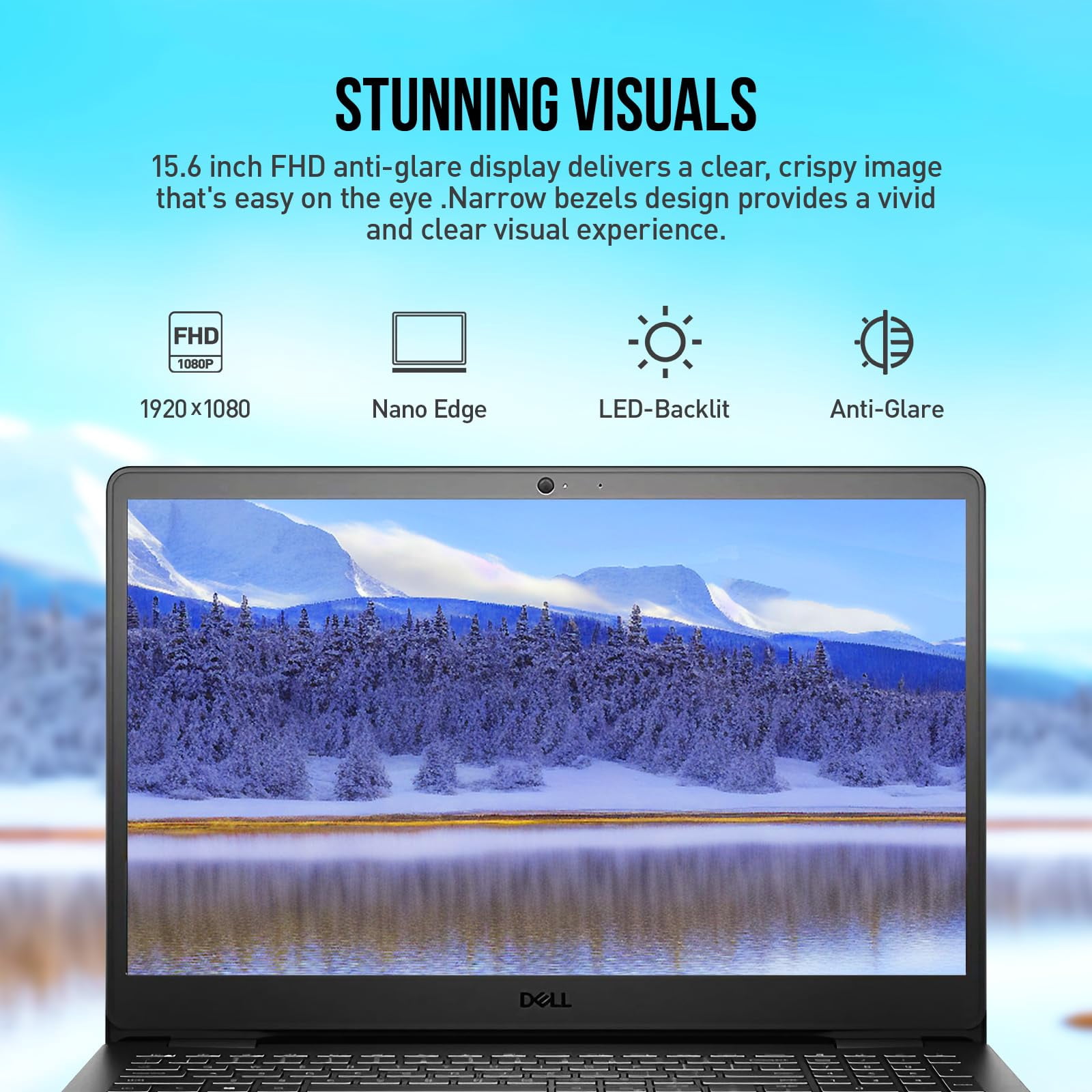Dell Inspiron 15 3000 Laptop Computer, 15.6 Inch FHD Business Laptop Notebook PC, Intel 10-Core i7,Windows 11 Pro, 64GB RAM 2TB SSD+512GB Docking Set,Office Lifetime,10-Key Number Pad,WiFi6