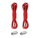 thumbnail image 2 of Yuarrent Cordones elásticos sin cordones para zapatos, cordones semicirculares para zapatillas de deporte para niños y adultos, cordones para Ropa Deportiva, Zapatos Rojo, 2 of 5