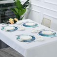thumbnail image 7 of GZHJMY Christmas Snowman Round Placemats 15.4in, Washable Heat Resistant Table Mats for Dining Tables Kitchen Wedding Party Decoration Plate Mats Set of 1 Table Mat, 7 of 7