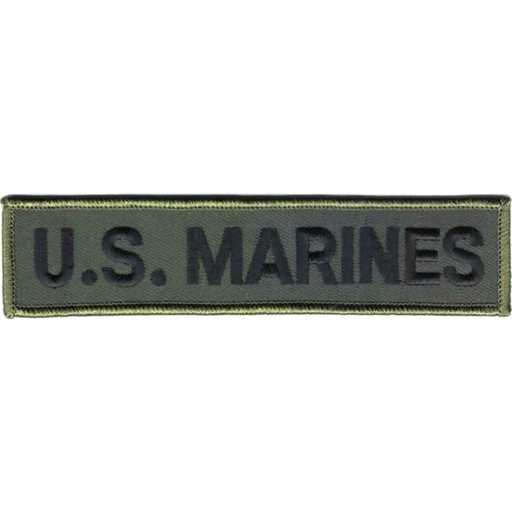 U.S. Marines Patch Green 1 1/4" x 5 1/4"