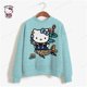 thumbnail image 3 of HELLO KITTY Sudadera con capucha para mujer, ropa de calle, moda, otoño e invierno, manga larga, suéter con capucha Harajuku, sudadera de dibujos animados para mujer, 3 of 5