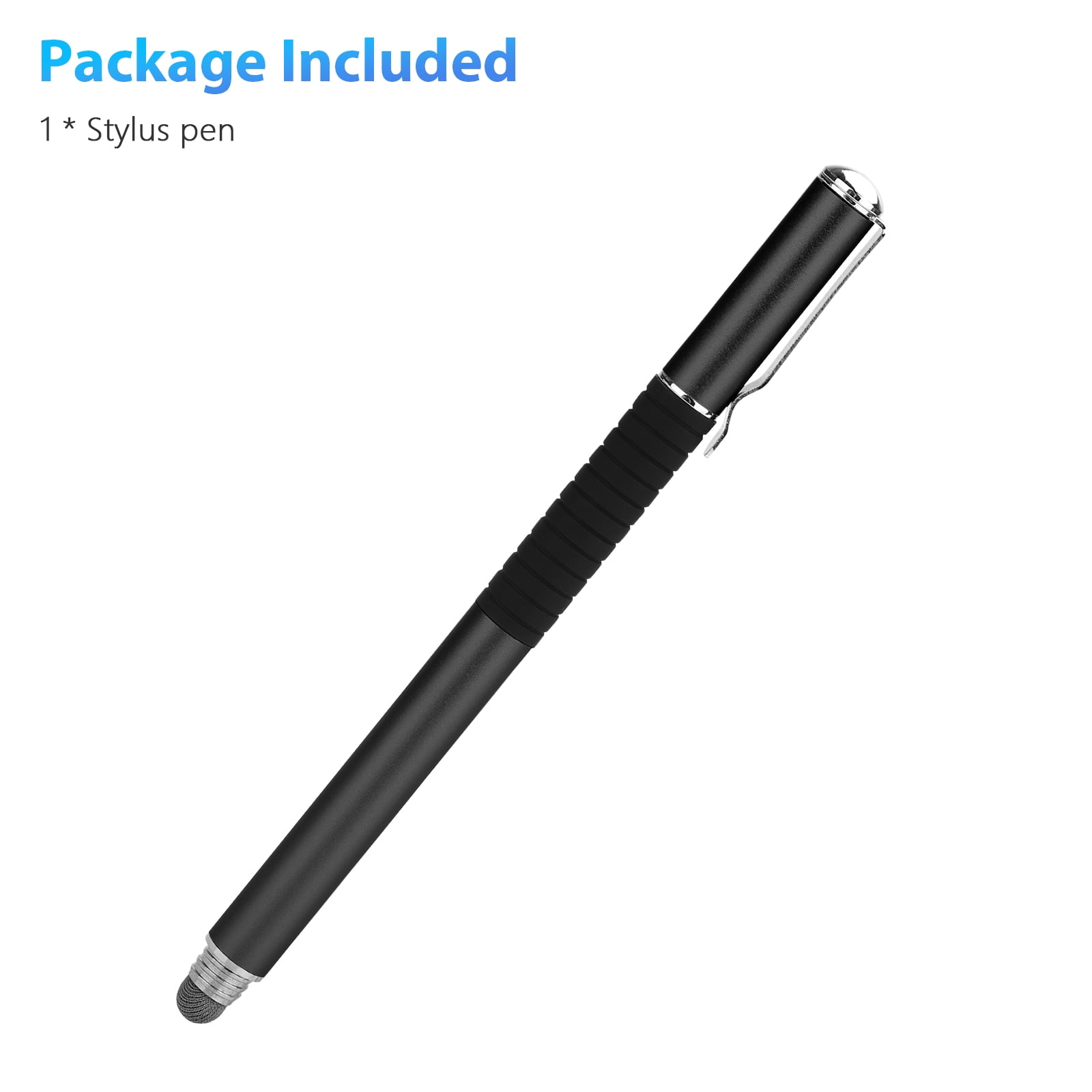 TRIXES Fine Point Stylus Pen for Smartphones & Tablets Capacitive Touch  Screens Disc Tip Styli in Black