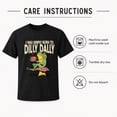 thumbnail image 6 of Born To Dilly Dally Frog Graphic T-Shirt, Unisex Classic Fit Tee, 6 of 9