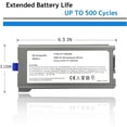 thumbnail image 3 of NATNO 8550mAh Laptop Battery Replacement for Panasonic Toughbook CF-30 CF-31, CF-53 MK1 MK2 MK3 MK4 Series, CF-VZSU46 CF-VZSU46S CF-VZSU46U CF-VZSU46R CF-VZSU46AU CF-VZSU71U CF-VZSU72U CF-VZSU1430U, 3 of 6