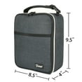 thumbnail image 3 of Tirrinia Small Insulated Lunch Bag for Men Women, Mini Portable Reusable Cooler & Thermal Lunch Box,Cooler Lunch Bag Container Picnic Tote for Work School Picnic Beach,9 Can Capacity, 3 of 7