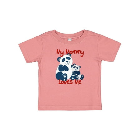 

Inktastic My Mommy Loves Me Panda Gift Baby Boy or Baby Girl T-Shirt