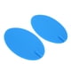 thumbnail image 2 of 2 almohadillas de electrodos de silicona para fisioterapia, parches de electrodos ovalados azules para el cuerpo, 95 x 160 mm, 2 of 10
