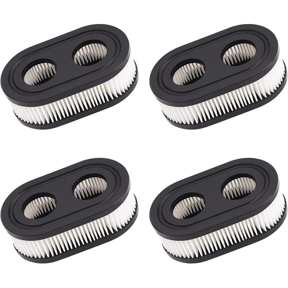 593260 Air Filter Lawn Mower with Carbon Pre-filter,4 Pack Replacement Air Filter Compatible with Briggs & Stratton Series Engine 798452 798339 334404 4247 5432 5432k 09P00 09P702 550E 500EX