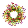 thumbnail image 4 of Guirnalda de flores artificiales para puerta de entrada, decoración colgante para bodas, corona de y para celebraciones en el hogar., 4 of 8