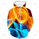 thumbnail image 3 of Sudadera con capucha con estampado 3D de arte de rayas de colores, sudaderas con capucha con gráficos de ocio, sudaderas de manga larga de moda, ropa de calle para niños y hombres, 3 of 5