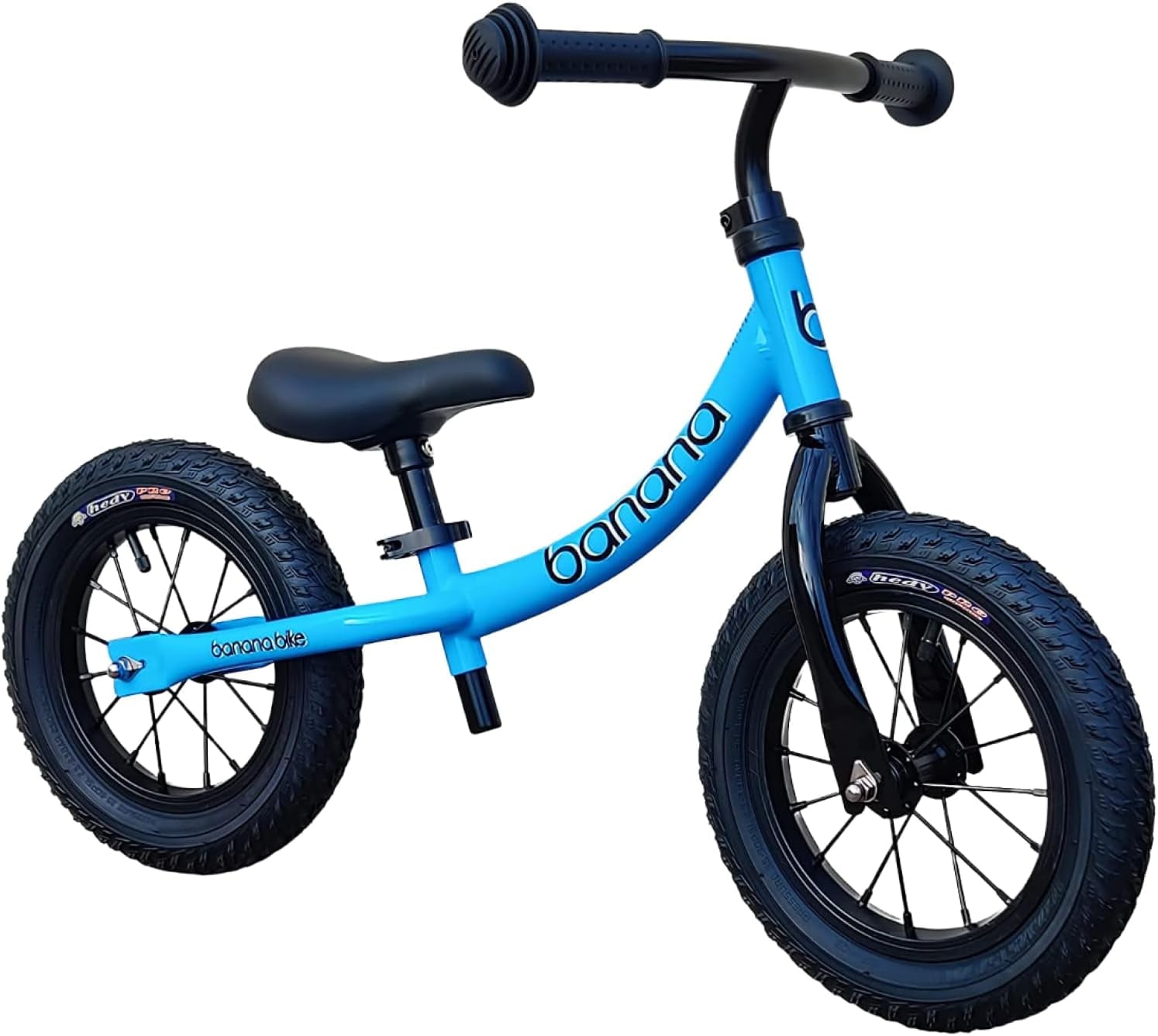 Banana Bike LT Balance Bike for 2-5 Year Olds - 33.46"x18.1"x23.62" - Lightweight Toddler Bike, No Pedals - Adjustable Handlebar and Seat - Aluminium Frame, EVA Tires - Training Bike for Kids (Green)