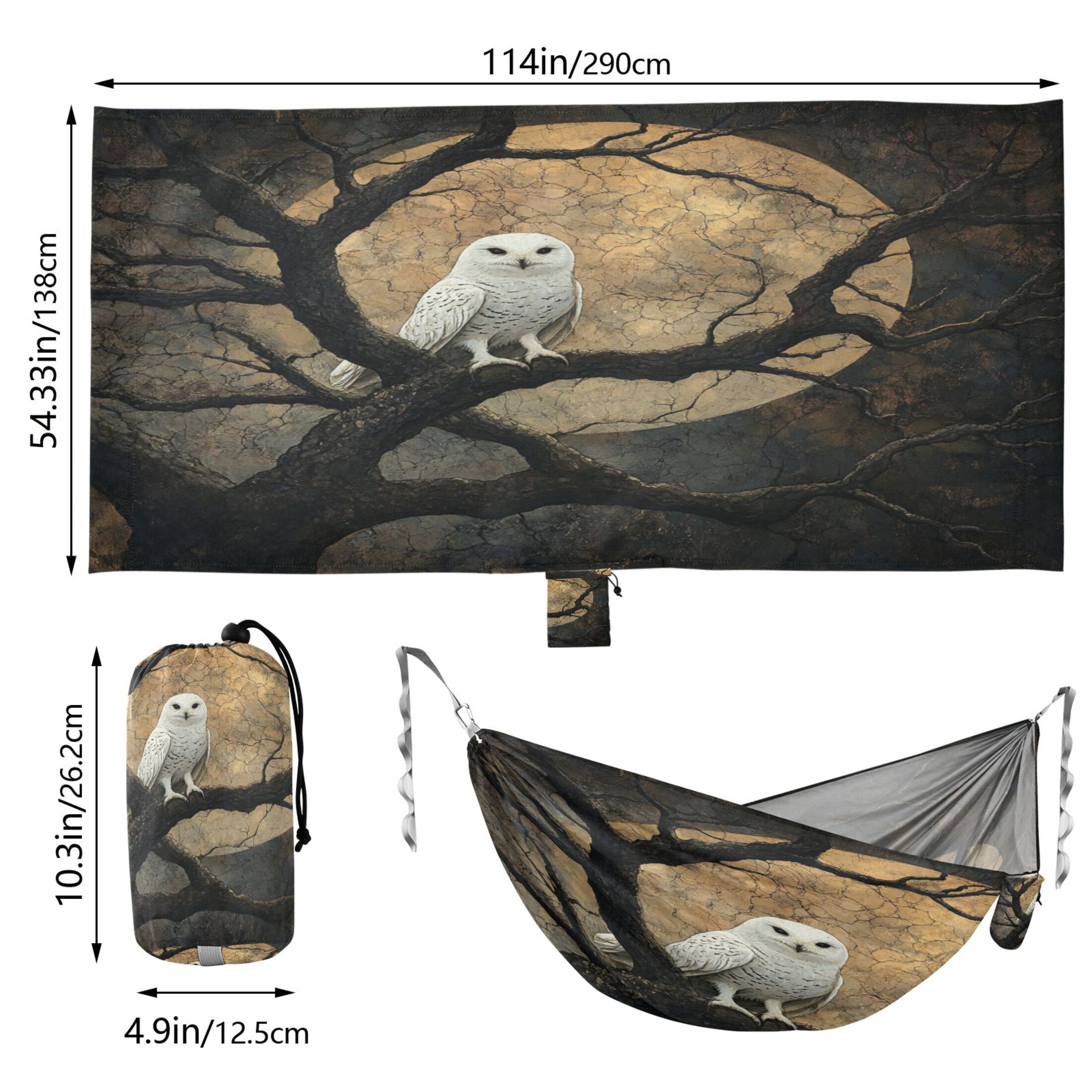 Hammock Camping Hammock Nylon Portable Hammock Travel Camping Hammock Owl Of The Night