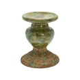 thumbnail image 1 of Creative Co-Op Bougeoir Sculptural Terracotta 2 Tons, Vert Vieilli, 1 of 4