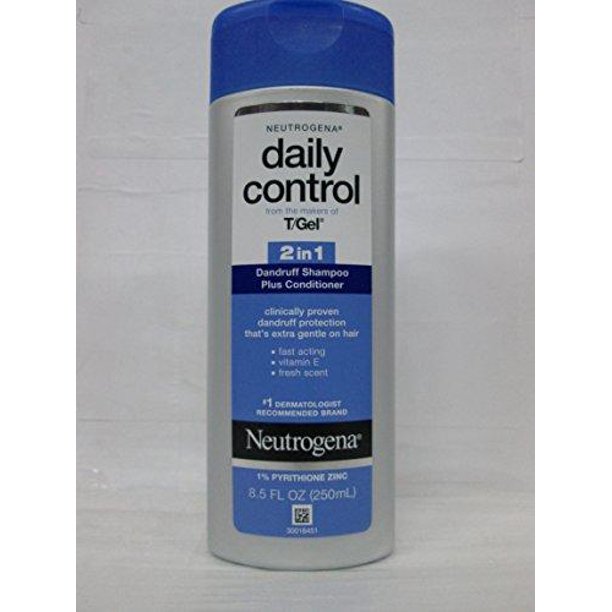 neutrogena t/gel daily control 2in1 dandruff shampoo plus conditioner