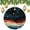 pattern-4, variant on Christmas Ornament Abstract Ink Painting Double-Sided Printed 3" Ceramic Christmas Ornament Marble In Dark Sky-blue And Maroon Ceramic Elegant Hanging Christmas Tree Decorations