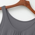 thumbnail image 4 of Stephy Loose Vest Dress for Women In Summer Plus Size Sleeveless, Gray, XXL, 4 of 5