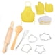 thumbnail image 4 of Regalo para nios, juguetes de cocina para nios, traje de chef, delantal de juego de rol amarillo para nia, juego de juego de rol de cocina, juego de j,Juguetes de cocina para nios Juguetes para hornea, 4 of 8