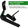 thumbnail image 6 of Aluminum Alloy Guitar Capo, Quick and Smooth Mechanism, Universal for Acoustic and Electric Guitars, 6 of 9