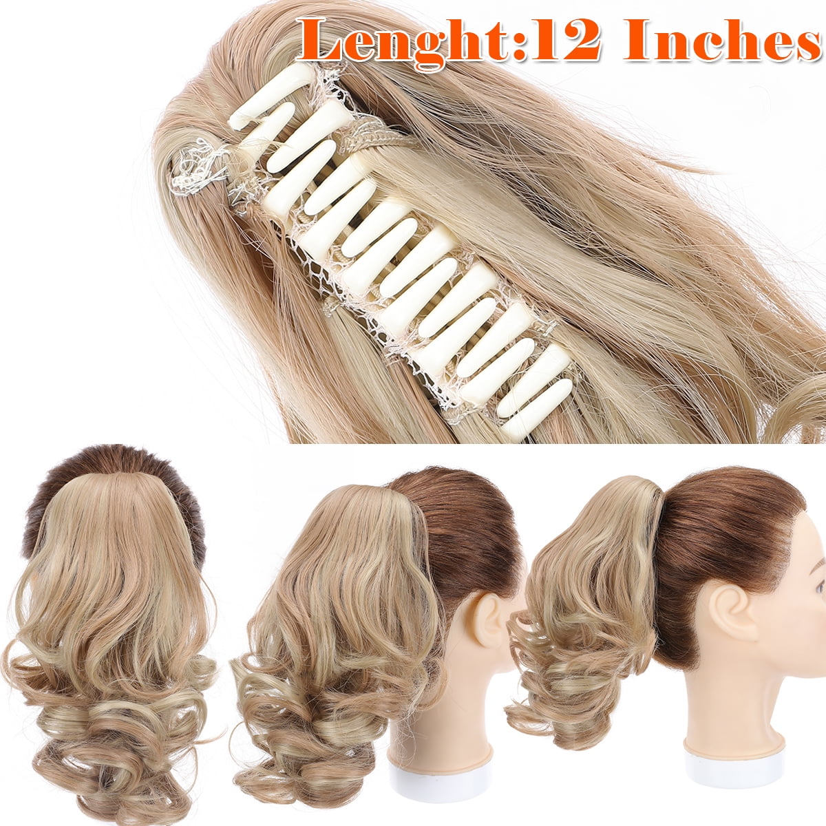 Cute Short Babydoll Pigtail Extensions (Brown)'s Code & Price