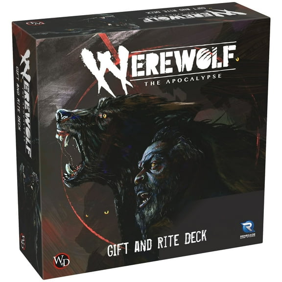 Renegade Games: Werewolf: The Apocalypse Gift & Rite Deck - Reference Card Expansion, All Of The Gifts & Rites From The Core Rules, RPG Accessory