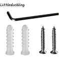 thumbnail image 5 of 2 piezas de ganchos para toallas de acero inoxidable Puerta de latón cromado Percha para bata de baño Percha para puerta de pared con 2 ganchos para sombreros y ropa, 5 of 5