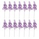 thumbnail image 1 of Advancent 14 piezas árbol de Navidad flor decoración boda ornamento multiusos artesanía diseño accesorio fiesta Kits de decoración para fiestas Violeta Advancent HA068358-08, 1 of 6