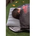 thumbnail image 4 of 10 Pack Bulk Wholesale of Cold Weather Hooded Sleeping Bags for Adults, Kids, Homeless, Camping, Indoors, Outdoors - 10 Count Hooded Sleeping Bags in Black 71"L x 30"W, 4 of 7