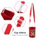 thumbnail image 4 of Cuadros Decorativos Cubierta protectora de botella aislada redonda Bolsa de transporte de taza con correa de mensajero portátil JShteea Nuevos Originales, 4 of 5