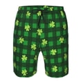 thumbnail image 3 of Logiee Happy St. Patrick's Day5 Print Mens Swim Trunks Quick Dry Board Shorts,Breathable Hawaii Beach Shorts Swimwear Bathing Suits-XX-Large, 3 of 6